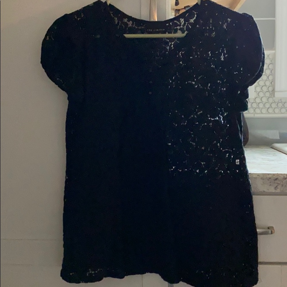Black patterned shirt